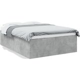  The Living Store Posteljni okvir betonsko siv 140x190 cm inženirski les - Posteljni Okvir, (21530501) | Shoptok.si