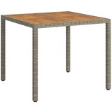  Stol za vrt Siva 90 x 90 x 75 cm poliratan | Eponuda.ba
