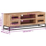 TV ormarić 110 x 30 x 40 cm od masivnog bagremovog drva | Eponuda.com