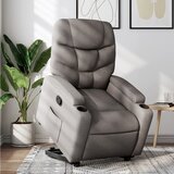 vidaXL naslanjač s funkcijo vstajanja taupe blago | Shoptok.si