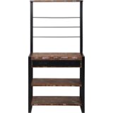  Kuhinjski stalak višebojni 80x40x160 cm čvrsto drvo reciklirano | shoptok.hr