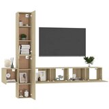  5-dijelni set TV ormarića boja hrasta sonome od iverice | shoptok.hr