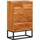  Komoda s ladicama Prirodna 55 x 30 x 90 cm Čvrsto drvo akacije | shoptok.hr