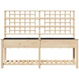  Vrtna saksija Bež 203,5 x 54 x 152,5 cm Čvrsto drvo jele | Eponuda.ba