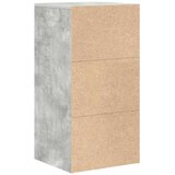  Kreveta s ladicama Betonski sivi 38 x 34 x 75 cm | shoptok.hr
