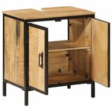 Maison Chic Kopalniški umivalnik - Umivalniška omarica za umivalnik 55x35x60 cm mangov les železo, (21758867) Cene