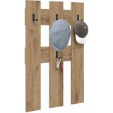  Vješalica za kapute na zidu Umjetnički hrast 65 x 3 x 100 cm | shoptok.hr