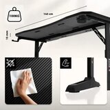 Huzaro Hero 3.6 Crni Podesivi Gaming sto 140x60cm | Eponuda.com