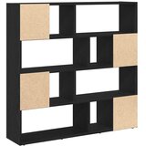 Ormarić za knjige/Pregrada za sobu crni hrast 105x24x102 cm | shoptok.hr