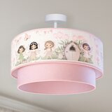  Brilagi - LED dečiji prislonjeni plafonski luster BOBO 1xE27/10W/230V Ø 40 cm ružičasta/vile | Eponuda.com