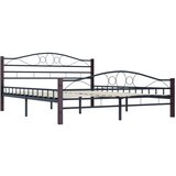  Za krevet crni metalni 160 x 200 cm | shoptok.hr