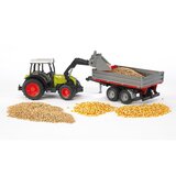 Bruder Traktor Claas Nectis 267 F sa utovarivačem i kiper prikolicom Slike