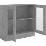  Vitrina siva boja betona 82,5 x 30,5 x 80 cm konstruirano drvo | Eponuda.com