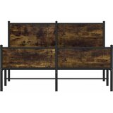  Metalni okvir kreveta bez madraca boja hrasta 140x190 cm | Eponuda.com