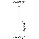 Faro 43755 - Luster na sajli STAN 1xGU10/8W/230V | Eponuda.com