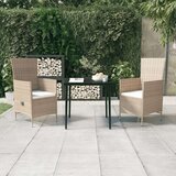  3-dijelni vrtni blagovaonski set s jastucima bež | shoptok.hr