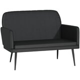  Klupa crna 107 x 80 x 81 cm od umjetne kože | shoptok.hr