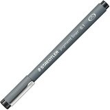  ZA TEHNIČKO CRTANJE 0,1MM PIGMENT LINER STAEDTLER 308 01-9 CRNI | Shoptok.si