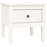  Bočni stolići 2 kom bijeli 50x50x49 cm od masivne borovine | Eponuda.com