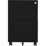  Premična omara za dokumente črna 39x45x60 cm jeklo, (20705437) | Shoptok.si
