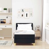  s opruga kutije s uzglavljem Crna 200 x 80 cm tkanina | shoptok.hr
