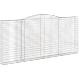  Lučne gabionske košare 6 kom 400x30x180/200cm pocinčano željezo | shoptok.hr
