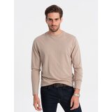 Ombre Men's unprinted longsleeve - beige Cijene