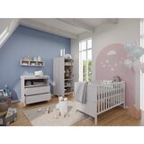 Germania Kremno bela otroška komoda s previjalnim pultom 89x102x77 cm Alkmaar – | Shoptok.si