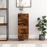The Living Store Komoda dimljeni hrast 34,5x34x90 cm inženirski les - Komoda, (21662405) | Shoptok.si