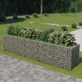 Furnova Visoka greda gabion pocinkano jeklo 450x90x100 cm, (21920142) Cene