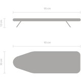 Brabantia Namizna likalna deska Metallised S – | Shoptok.si