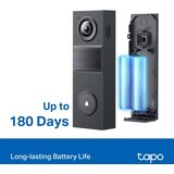 Tp-link Tapo D205 2K baterijski pametni video domofon | shoptok.hr