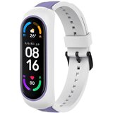 MI band 6 / band 5 / band 4 / band 3 dual zamjenski remen bijelo-ljubičasti Cijene