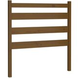  Posteljno vzglavje medeno rjavo 106x4x100 cm trdna borovina, (20643895) | Shoptok.si
