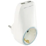 Punjač kućni za smartphone, tablet,2 x USB, 2.1A + Schuko