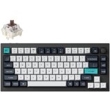 KEYCHRON Q1 Max QMK/VIA Brezžična Mehanska Tipkovnica, Bluetooth / 2.4 GHz, Brown Tactile Switch, US Layout, Q1M-M3, (21733269) Cene