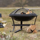 RedFire Ognjišče Atlanta črno jeklo 51 cm 85014, (20693367) | Shoptok.si