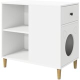  Mačja Kuća Bijelo 72 x 42.5 x 70 cm Konstruirano drvo | shoptok.hr