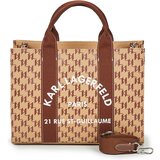 Karl Lagerfeld Ročne torbice K/RSG SQUARE MONO MD TOTE Kostanjeva Cene