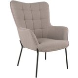 House Nordic Svetlo siv fotelj z naslonom Glasgow – | Shoptok.si