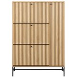 Actona Preklopni ormarić za cipele u dekoru hrasta u prirodnoj boji 99x140x35 cm Albany – | shoptok.hr
