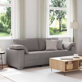 SOFA za 3 osobe Sivo-smeđa 220 cm tkanina | Eponuda.com