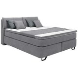 Mömax Postelja Boxspring Tabea, Svetlo Siva, 180x200 Cene