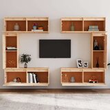 TV ormarići 6 kom od masivne borovine | shoptok.hr