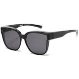 INF Sončna očala s črnim okvirjem, črno siva polarizirana leča, (21285960) | Shoptok.si