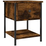  Noćni ormarići 2 kom boja hrasta 34x35,5x45cm konstruirano drvo | shoptok.hr