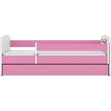 MID.YOU Dječji krevet Dreamy panda 160x80 sa madracem s ladicom Rozičasta | shoptok.hr