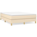 Maison Chic Box spring postelja - Vzmetna postelja z vzmetnico krem 140x200 cm blago SL8463, (21886220) | Shoptok.si