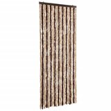 Furnova Zavesa proti mrčesu iz šenilje 56x185 cm bež in svetlo rjava, (21917548) | Shoptok.si