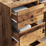  Stol s ladicama Staro drvo 90 x 37.5 x 75 cm Konstruirano drvo | shoptok.hr